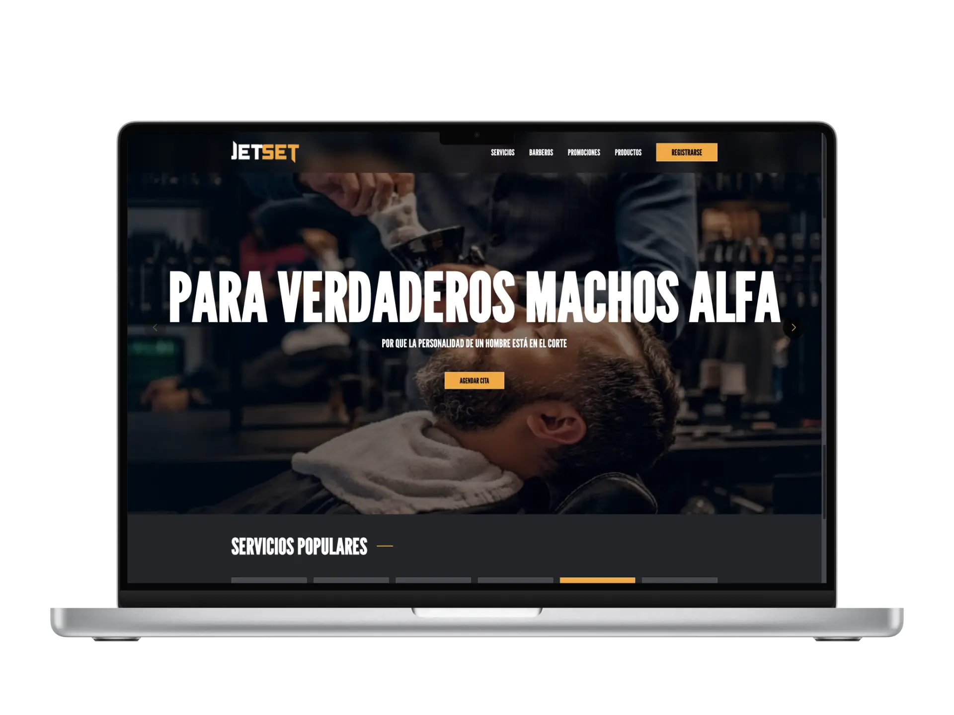 Vista completa del dashboard en versión escritorio mostrando todas las funcionalidades